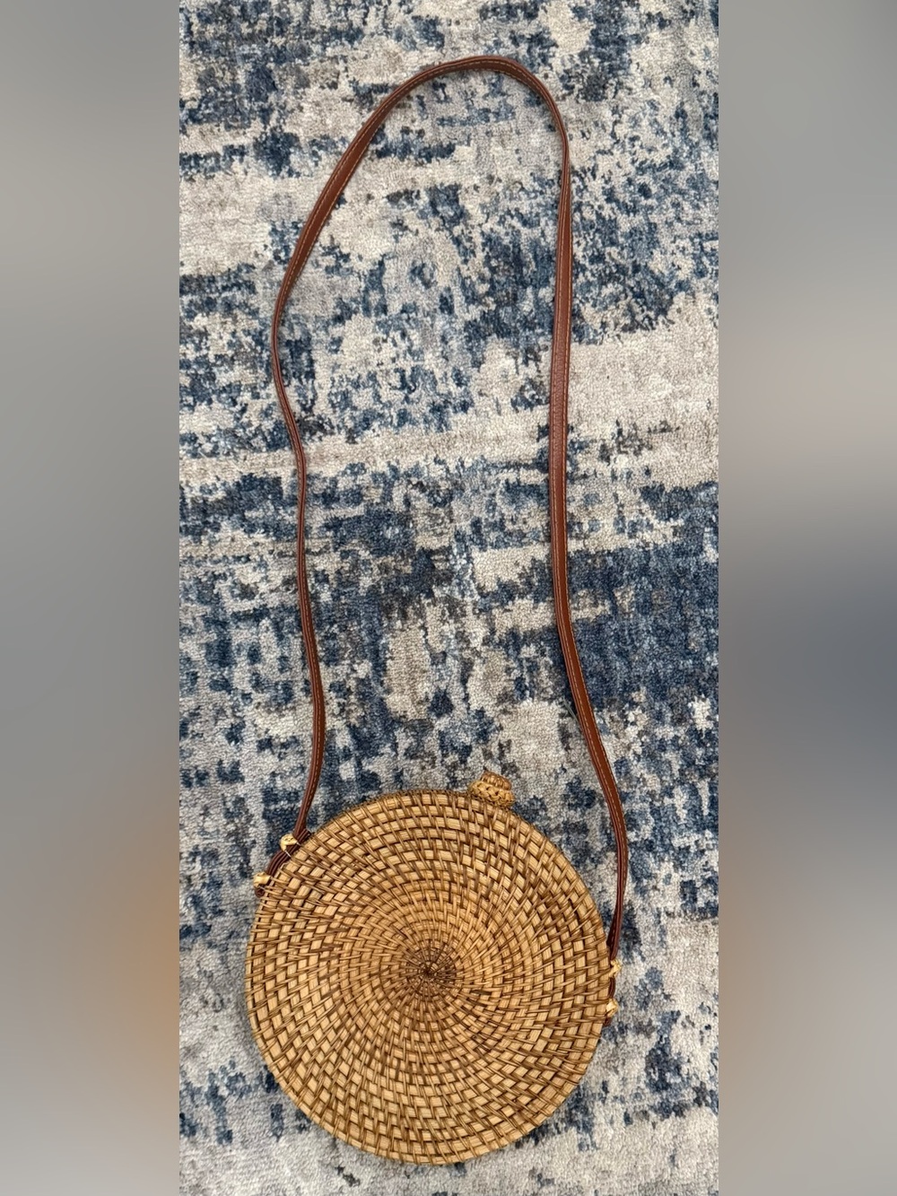 This is a Haute Hippie Boho Woven Striped Handbag.